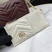 Bagsaaa Gucci GG Marmont small shoulder bag 751526 red - 21cm - 3