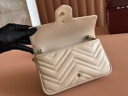 Bagsaaa Gucci GG Marmont small shoulder bag 751526 light pink - 21cm - 2