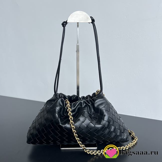 Bagsaaa Bottega Veneta Dustbag Notte 839394 black - 33cm - 1