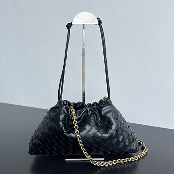 Bagsaaa Bottega Veneta Dustbag Notte 839394 black - 33cm