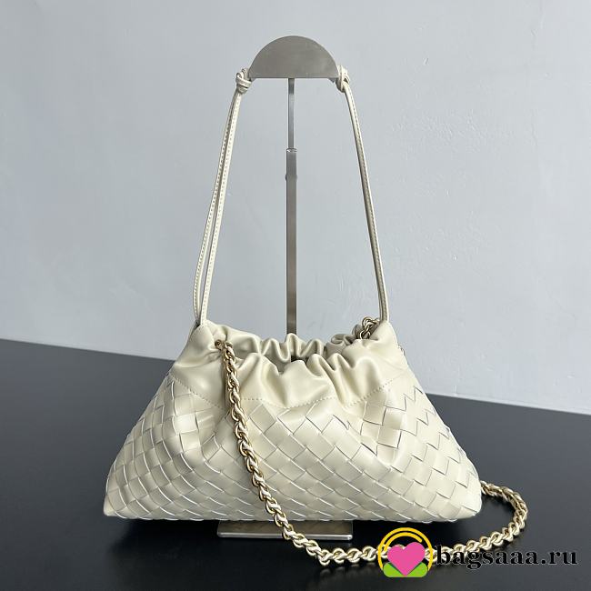 Bagsaaa Bottega Veneta Dustbag Notte 839394 Sea salt - 33cm - 1