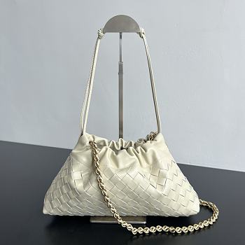 Bagsaaa Bottega Veneta Dustbag Notte 839394 Sea salt - 33cm
