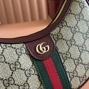Bagsaaa Gucci Ophidia small shoulder bag 838463 beige & red - 20cm - 4