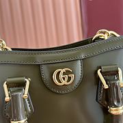 Bagsaaa Gucci Diana small tote bag 832936 dark green - 20cm - 4