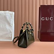 Bagsaaa Gucci Diana small tote bag 832936 dark green - 20cm - 3