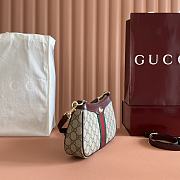 Bagsaaa Gucci Ophidia small shoulder bag 841341 beige & red - 26cm - 4