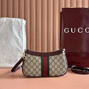 Bagsaaa Gucci Ophidia small shoulder bag 841341 beige & red - 26cm - 3