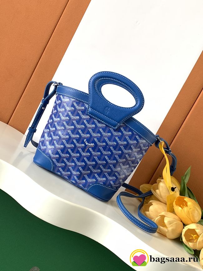 Bagsaaa Goyard Beluga Mini Bag blue - 23cm - 1