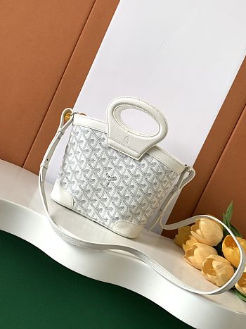Bagsaaa Goyard Beluga Mini Bag white - 23cm