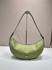 Bagsaaa Prada Demi-lune large leather shoulder bag 1BC255 green - 42cm - 1