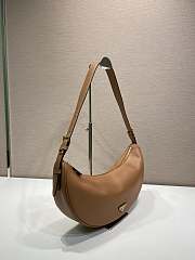 Bagsaaa Prada Demi-lune large leather shoulder bag 1BC255 beige - 42cm - 2