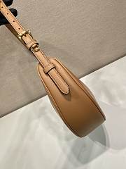 Bagsaaa Prada Demi-lune large leather shoulder bag 1BC255 beige - 42cm - 3