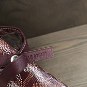 Bagsaaa Goyard Anjou Mini Bag Dark Red - 20cm - 4