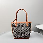 Bagsaaa Goyard Anjou Mini Bag Black & Brown - 20cm - 3