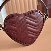 Bagsaaa Gucci GG Marmont mini bag 837753 red - 13.5cm - 4
