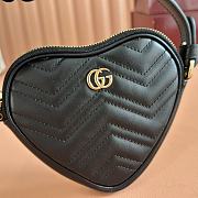 Bagsaaa Gucci GG Marmont mini bag 837753 black - 13.5cm - 4