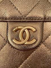 Bagsaaa CHANEL 25 Small Handbag AS5293 dark gold - 30cm - 2