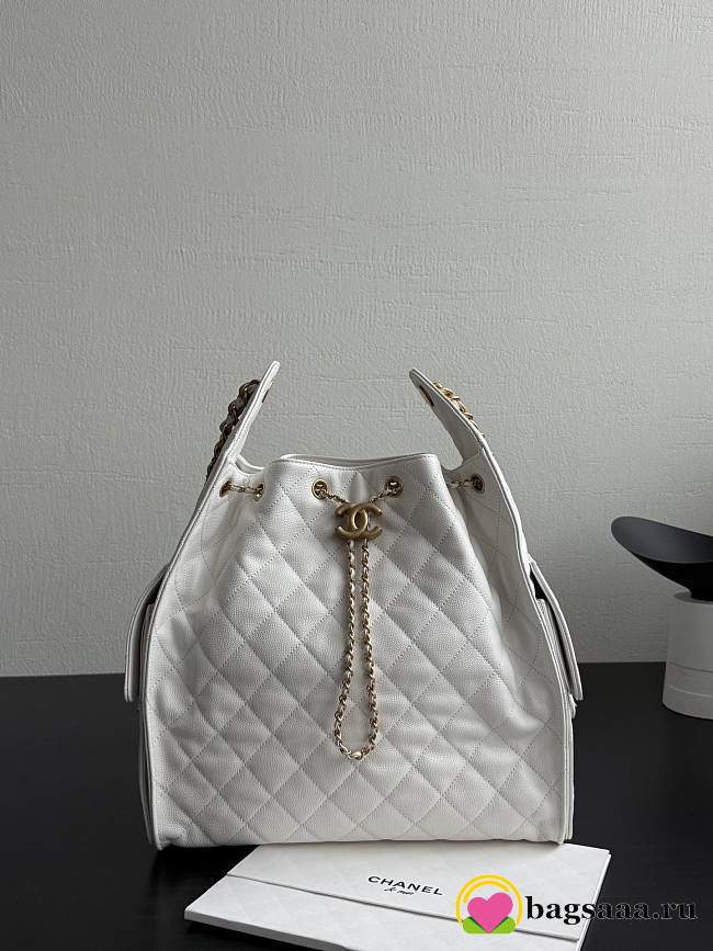 Bagsaaa CHANEL 25 Medium Handbag AS5311 White - 40cm - 1