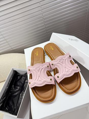 Bagsaaa Celine Marina Mule In Calfskin Pink