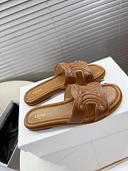 Bagsaaa Celine Marina Mule In Calfskin Brown - 4
