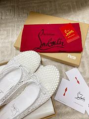 Bagsaaa Christian Louboutin Sweetie Jane ballerinas white - 3