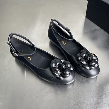 Bagsaaa Chanel Ballet flats G46520 Black Calfskin