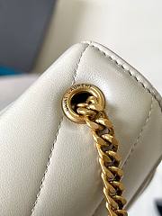 Bagsaaa YSL Loulou Mini In Lambskin 821749 white - 20 X 12 X 5 CM - 4