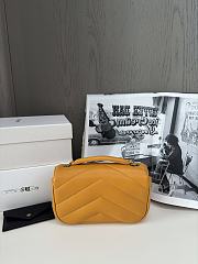 Bagsaaa YSL Loulou Mini In Lambskin 821749 Caramel - 20 X 12 X 5 CM - 4