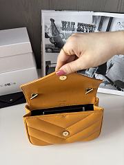 Bagsaaa YSL Loulou Mini In Lambskin 821749 Caramel - 20 X 12 X 5 CM - 2