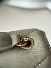 Bagsaaa YSL Loulou Mini In Lambskin 821749 Olive Grey - 20 X 12 X 5 CM - 4