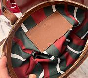 Bagsaaa Gucci GG Emblem small top handle bag 839005 beige & brown - 31cm - 4