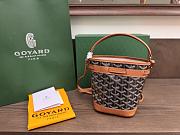 Bagsaaa Goyard Petit Flot Mini bucket bag Black & Tan - 17.5cm - 4