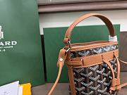 Bagsaaa Goyard Petit Flot Mini bucket bag Black & Tan - 17.5cm - 2