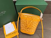 Bagsaaa Goyard Petit Flot Mini bucket bag yellow - 17.5cm - 4