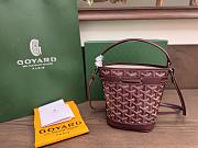 Bagsaaa Goyard Petit Flot Mini bucket bag Burgundy - 17.5cm - 2