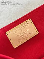 Bagsaaa M14231 LV x TM Pochette Métis East West Bag Monogram cherry - 21.5cm - 4