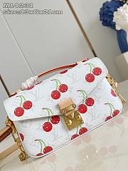 Bagsaaa M14231 LV x TM Pochette Métis East West Bag Monogram cherry - 21.5cm - 2