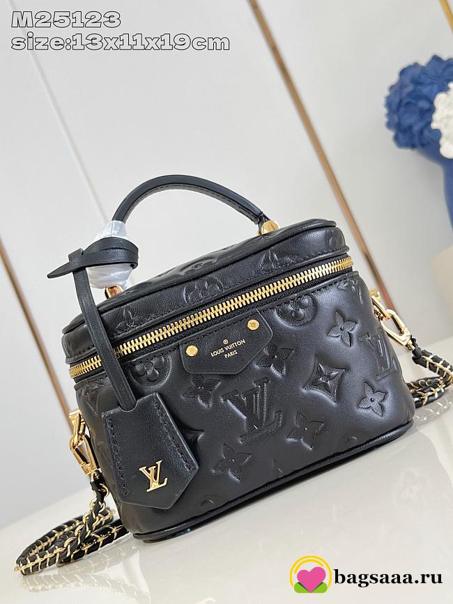 Bagsaaa LV M25123 Vanity PM Bag Black - 19cm - 1