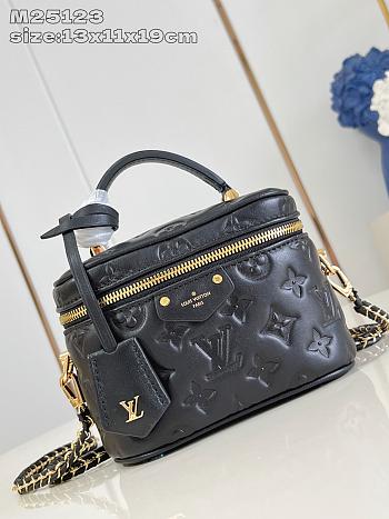 Bagsaaa LV M25123 Vanity PM Bag Black - 19cm