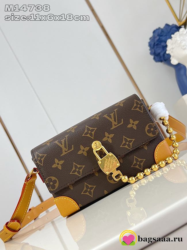 Bagsaaa LV M14738 Steamer Wearable Wallet - 18cm - 1
