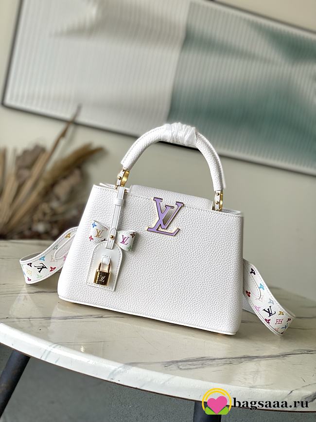 Bagsaaa LV M13253 LV x TM Capucines BB White - 27cm - 1