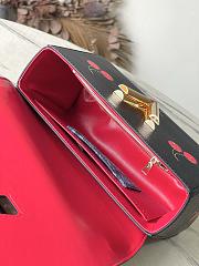 Bagsaaa LV M14094 LV x TM Twist PM Bag Black & Cherry - 19cm - 3