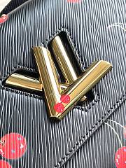 Bagsaaa LV M14094 LV x TM Twist PM Bag Black & Cherry - 19cm - 4