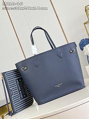 Bagsaaa LV M14994 Neverfull Inside Out MM Bag Navy Blue - 31cm - 2
