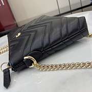 Bagsaaa Gucci GG Marmont pochette with chain 837742 black - 21cm - 4