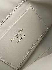 Bagsaaa Small Dior Toujours Vertical Tote Bag Two-Tone Latte and Black - 18cm - 3