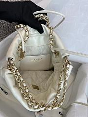 Bagsaaa Chanel 22 Mini Handbag White AS3980 - 20 × 19 × 6 cm - 3