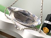 Bagsaaa Chanel Large Hobo Bag AS5431 White & Blue - 29cm - 4