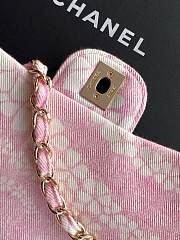 Bagsaaa Chanel Flap Bag Printed Denim AS5454 Pink - 24cm - 2