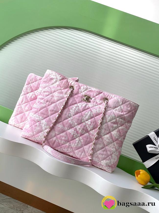 Bagsaaa Chanel Shopping Bag AS5429 Pink - 37cm - 1